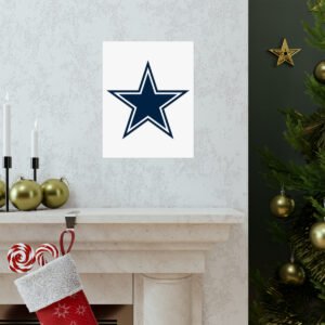 NFL Team Logos Dallas Cowboys Painting Bedroom Living Room Wall Art Décor Matte Vertical Posters