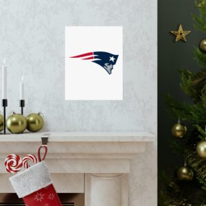 NFL Team Logos New England Patriots Painting Bedroom Living Room Wall Art Décor Matte Vertical Posters