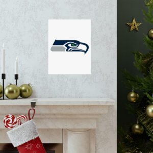 NFL Team Logos Seattle Seahawks Painting Bedroom Living Room Wall Art Décor Matte Vertical Posters