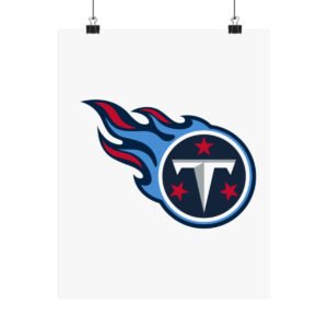 NFL Team Logos Tennessee Titans Painting Bedroom Living Room Wall Art Décor Matte Vertical Posters