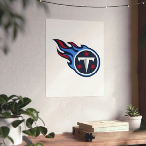 NFL Team Logos Tennessee Titans Painting Bedroom Living Room Wall Art Décor Matte Vertical Posters