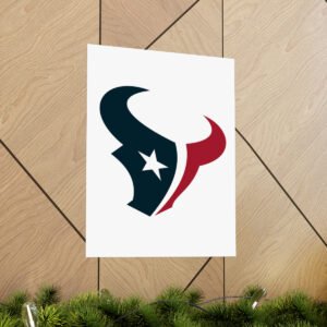 NFL Team Logos Houston Texans Painting Bedroom Living Room Wall Art Décor Matte Vertical Posters