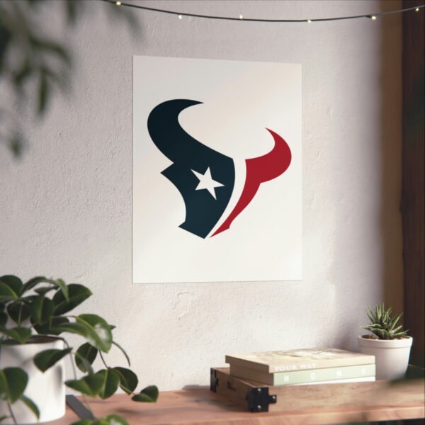 NFL Team Logos Houston Texans Painting Bedroom Living Room Wall Art Décor Matte Vertical Posters