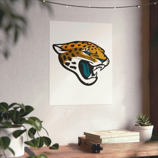 NFL Team Logos Jacksonville Jaguars Painting Bedroom Living Room Wall Art Décor Matte Vertical Posters