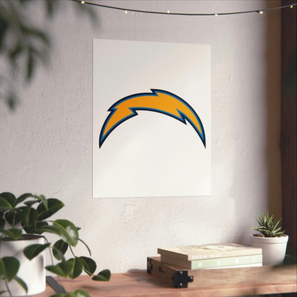 NFL Team Logos Los Angeles Chargers Painting Bedroom Living Room Wall Art Décor Matte Vertical Posters