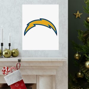 NFL Team Logos Los Angeles Chargers Painting Bedroom Living Room Wall Art Décor Matte Vertical Posters