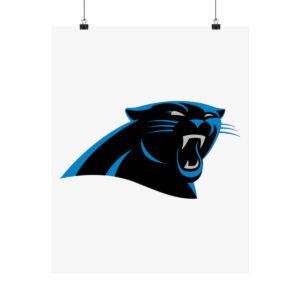 NFL Team Logos Carolina Panthers Painting Bedroom Living Room Wall Art Décor Matte Vertical Posters