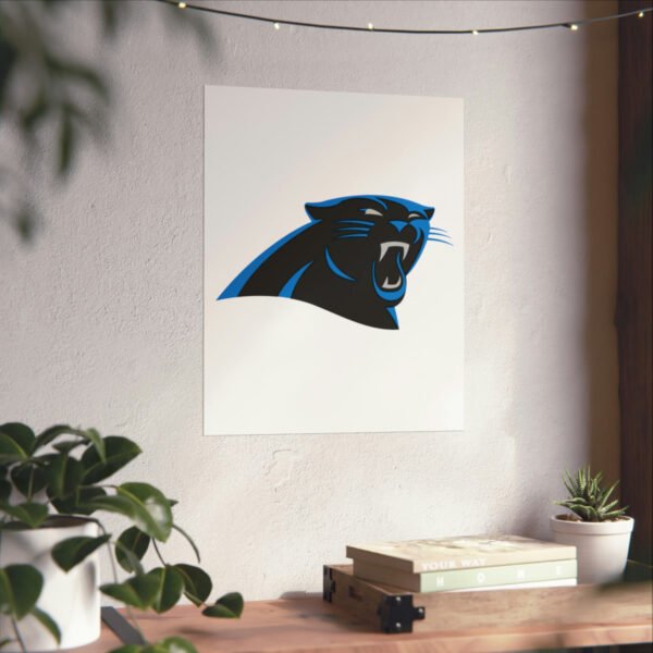 NFL Team Logos Carolina Panthers Painting Bedroom Living Room Wall Art Décor Matte Vertical Posters