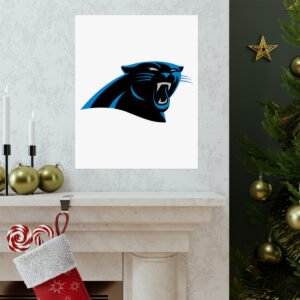NFL Team Logos Carolina Panthers Painting Bedroom Living Room Wall Art Décor Matte Vertical Posters