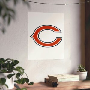 NFL Team Logos Chicago Bears Painting Bedroom Living Room Wall Art Décor Matte Vertical Posters