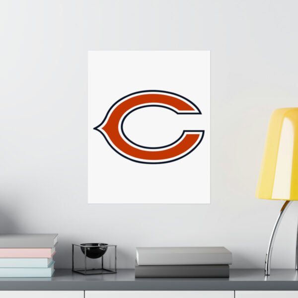 NFL Team Logos Chicago Bears Painting Bedroom Living Room Wall Art Décor Matte Vertical Posters