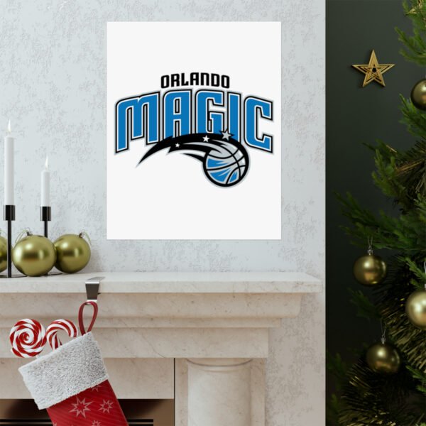 NBA Team Logos Orlando Magic Painting Bedroom Living Room Wall Art Décor Matte Vertical Posters