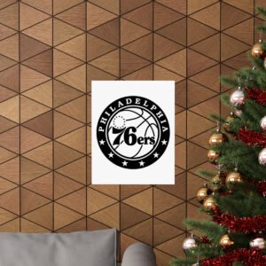 NBA Team Logos Philadelphia 76ers Painting Bedroom Living Room Wall Art Décor Matte Vertical Posters