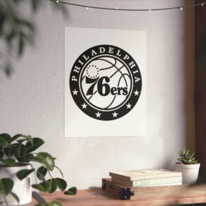 NBA Team Logos Philadelphia 76ers Painting Bedroom Living Room Wall Art Décor Matte Vertical Posters