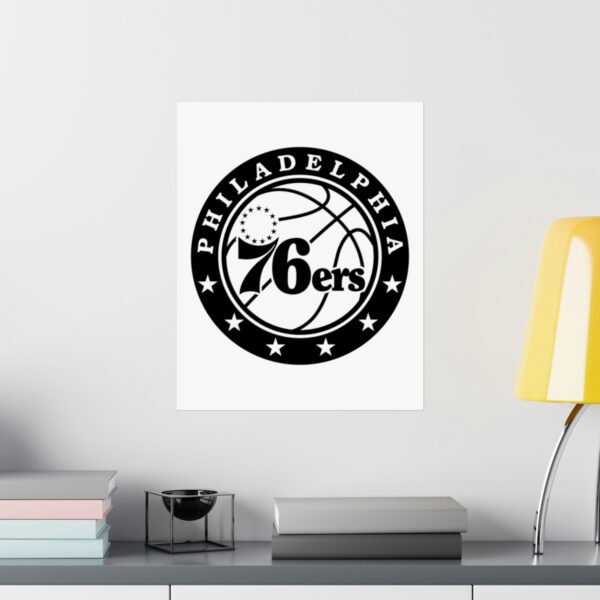 NBA Team Logos Philadelphia 76ers Painting Bedroom Living Room Wall Art Décor Matte Vertical Posters