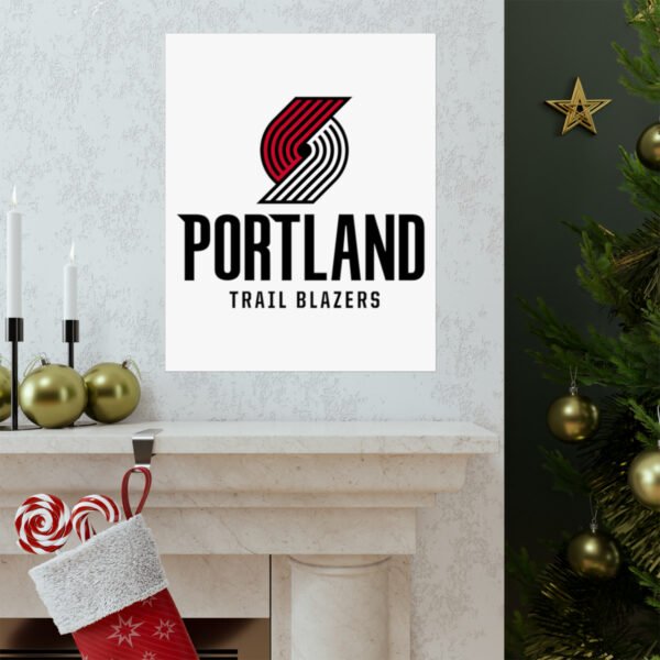 NBA Team Logos Portland Trail Blazers Painting Bedroom Living Room Wall Art Décor Matte Vertical Posters