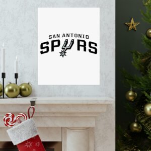 NBA Team Logos San Antonio Spurs Painting Bedroom Living Room Wall Art Décor Matte Vertical Posters