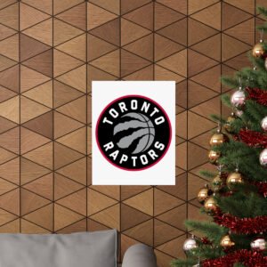 NBA Team Logos Toronto Raptors Painting Bedroom Living Room Wall Art Décor Matte Vertical Posters