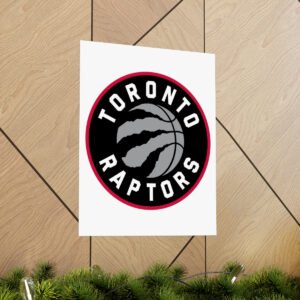 NBA Team Logos Toronto Raptors Painting Bedroom Living Room Wall Art Décor Matte Vertical Posters