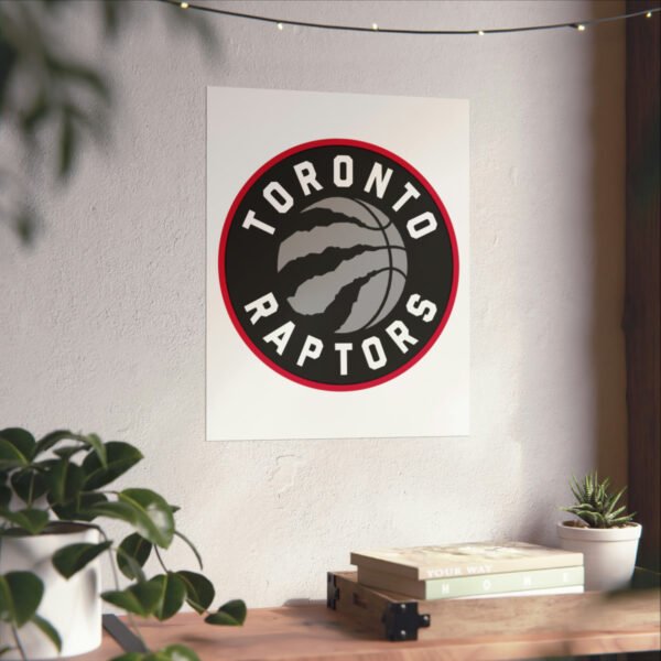 NBA Team Logos Toronto Raptors Painting Bedroom Living Room Wall Art Décor Matte Vertical Posters