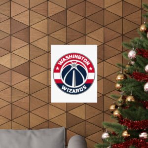NBA Team Logos Washington Wizards Painting Bedroom Living Room Wall Art Décor Matte Vertical Posters
