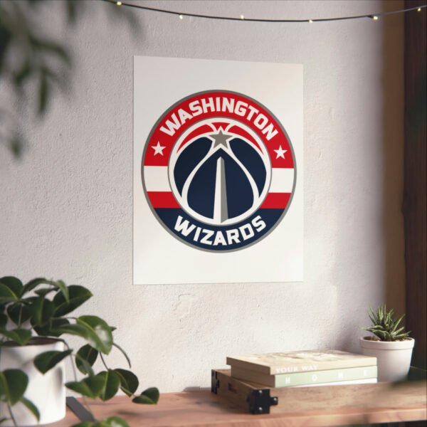 NBA Team Logos Washington Wizards Painting Bedroom Living Room Wall Art Décor Matte Vertical Posters