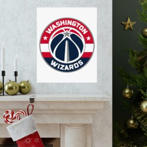 NBA Team Logos Washington Wizards Painting Bedroom Living Room Wall Art Décor Matte Vertical Posters
