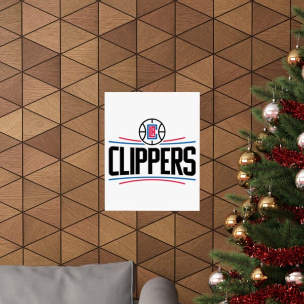 NBA Team Logos LA Clippers Painting Bedroom Living Room Wall Art Décor Matte Vertical Posters
