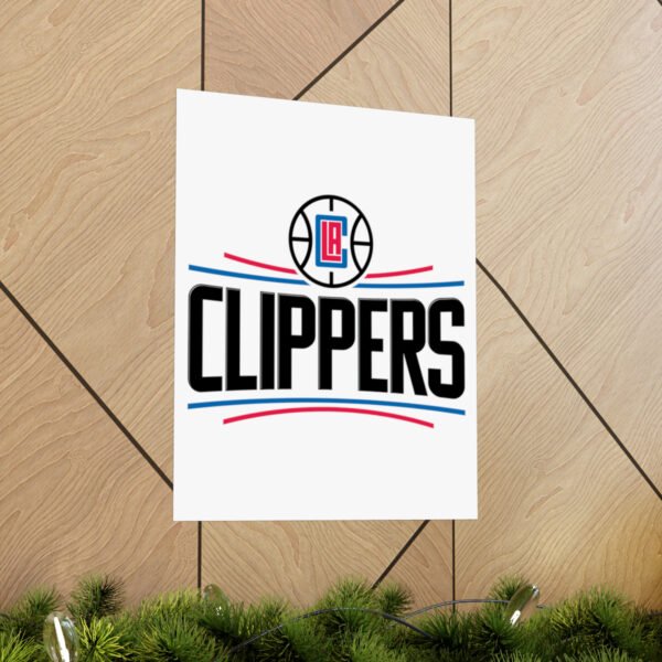 NBA Team Logos LA Clippers Painting Bedroom Living Room Wall Art Décor Matte Vertical Posters