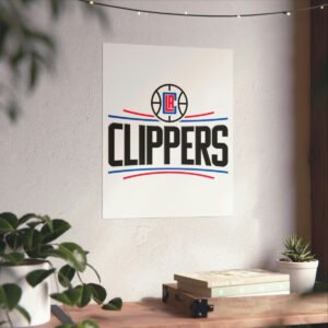 NBA Team Logos LA Clippers Painting Bedroom Living Room Wall Art Décor Matte Vertical Posters