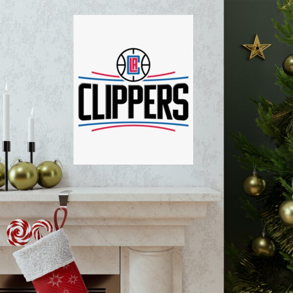 NBA Team Logos LA Clippers Painting Bedroom Living Room Wall Art Décor Matte Vertical Posters