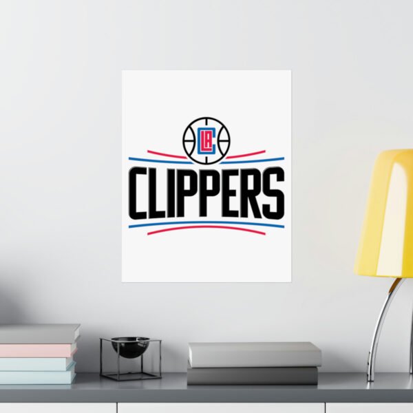 NBA Team Logos LA Clippers Painting Bedroom Living Room Wall Art Décor Matte Vertical Posters