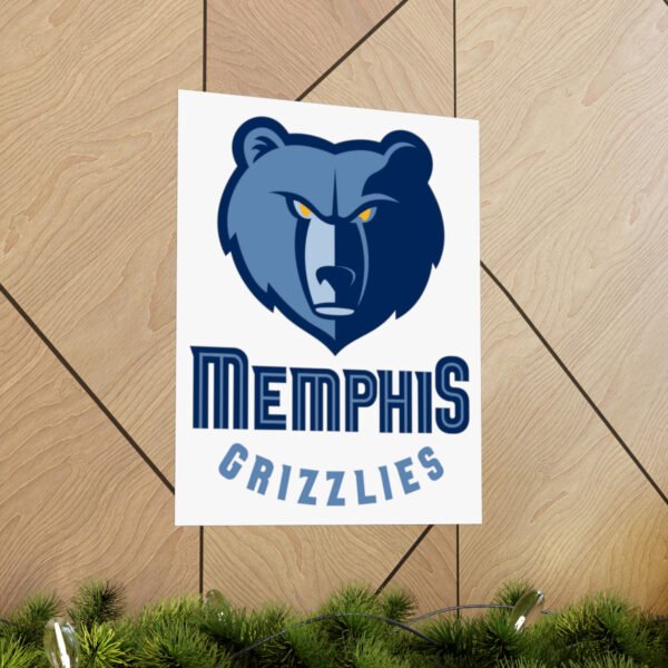NBA Team Logos Memphis Grizzlies Painting Bedroom Living Room Wall Art Décor Matte Vertical Posters