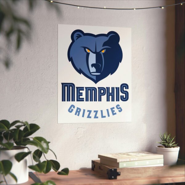 NBA Team Logos Memphis Grizzlies Painting Bedroom Living Room Wall Art Décor Matte Vertical Posters