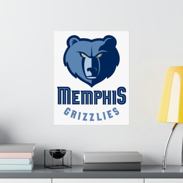 NBA Team Logos Memphis Grizzlies Painting Bedroom Living Room Wall Art Décor Matte Vertical Posters