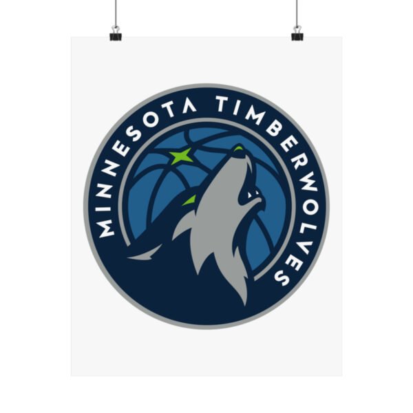 NBA Team Logos Minnesota Timberwolves Painting Bedroom Living Room Wall Art Décor Matte Vertical Posters