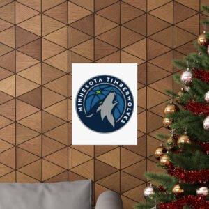 NBA Team Logos Minnesota Timberwolves Painting Bedroom Living Room Wall Art Décor Matte Vertical Posters