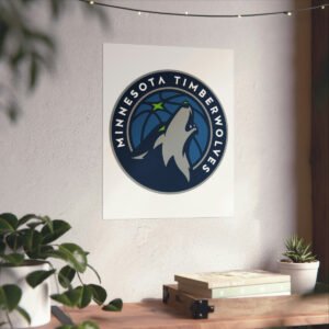 NBA Team Logos Minnesota Timberwolves Painting Bedroom Living Room Wall Art Décor Matte Vertical Posters