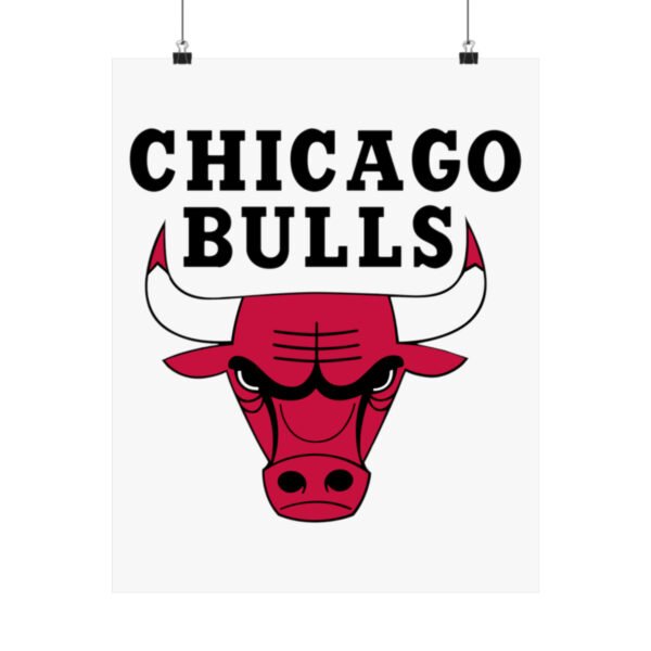 NBA Team Logos Chicago Bulls Painting Bedroom Living Room Wall Art Décor Matte Vertical Posters