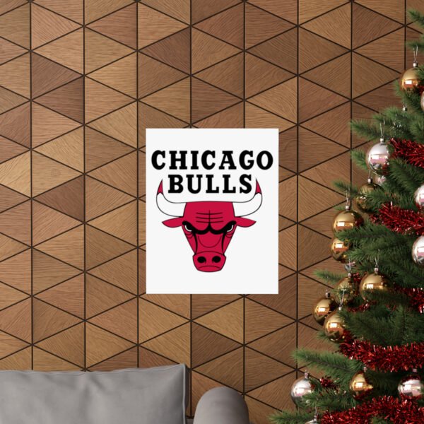 NBA Team Logos Chicago Bulls Painting Bedroom Living Room Wall Art Décor Matte Vertical Posters
