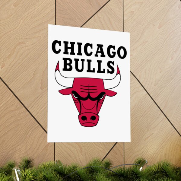 NBA Team Logos Chicago Bulls Painting Bedroom Living Room Wall Art Décor Matte Vertical Posters