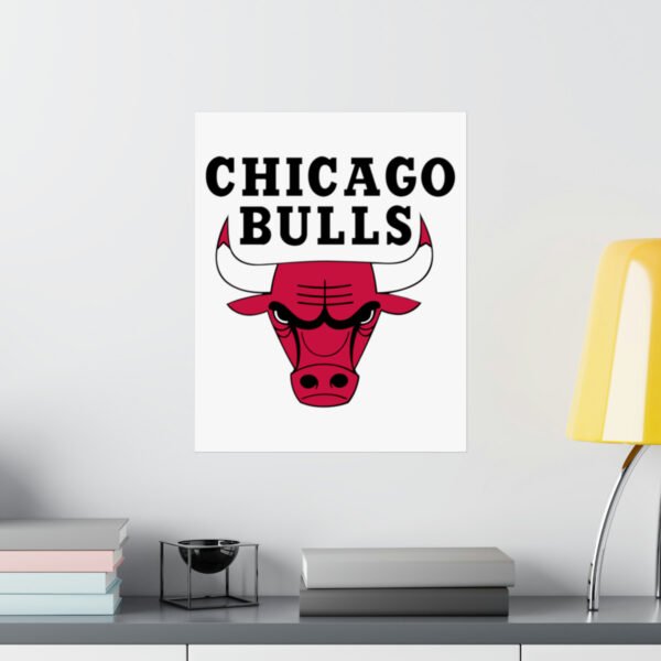NBA Team Logos Chicago Bulls Painting Bedroom Living Room Wall Art Décor Matte Vertical Posters