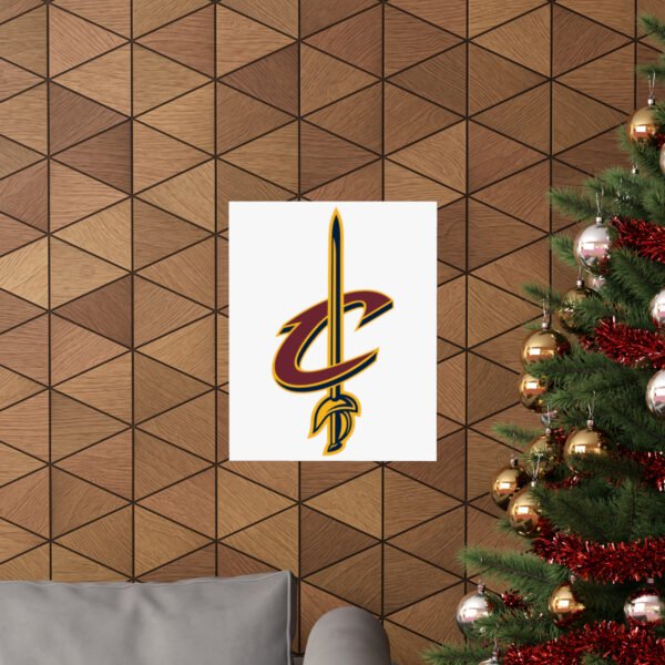 NBA Team Logos Cleveland Cavaliers Painting Bedroom Living Room Wall Art Décor Matte Vertical Posters