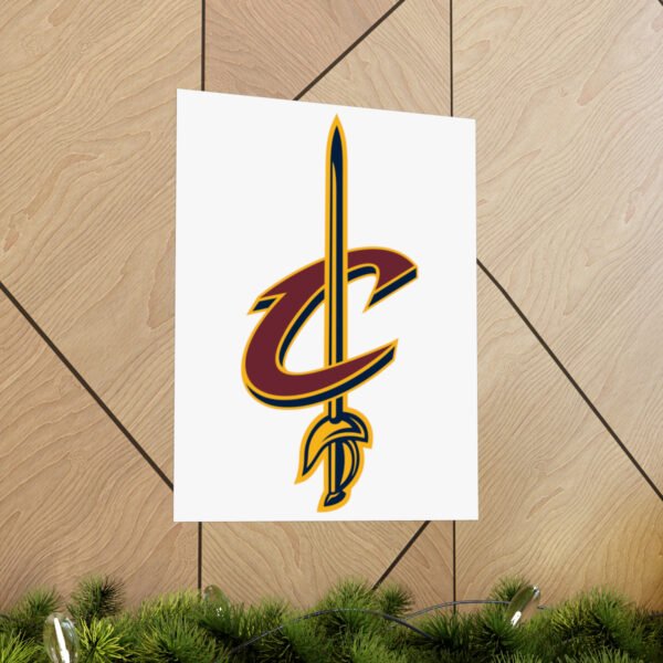 NBA Team Logos Cleveland Cavaliers Painting Bedroom Living Room Wall Art Décor Matte Vertical Posters