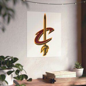 NBA Team Logos Cleveland Cavaliers Painting Bedroom Living Room Wall Art Décor Matte Vertical Posters