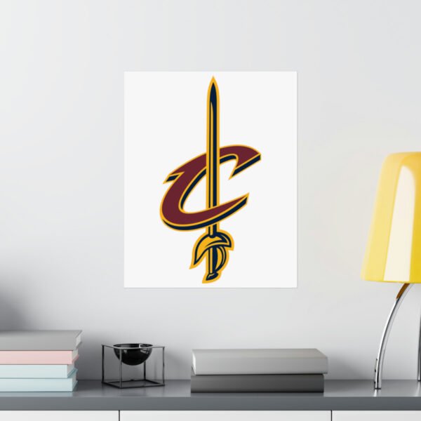 NBA Team Logos Cleveland Cavaliers Painting Bedroom Living Room Wall Art Décor Matte Vertical Posters