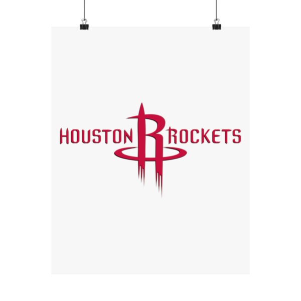 NBA Team Logos Houston Rockets Painting Bedroom Living Room Wall Art Décor Matte Vertical Posters