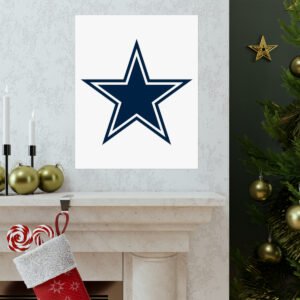 NFL Team Logos Dallas Cowboys Painting Bedroom Living Room Wall Art Décor Matte Vertical Posters
