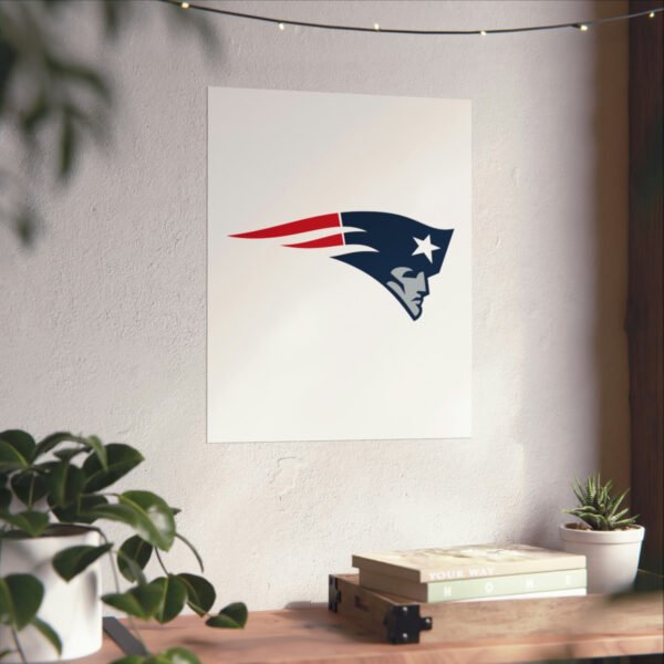 NFL Team Logos New England Patriots Painting Bedroom Living Room Wall Art Décor Matte Vertical Posters