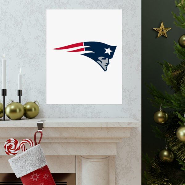 NFL Team Logos New England Patriots Painting Bedroom Living Room Wall Art Décor Matte Vertical Posters